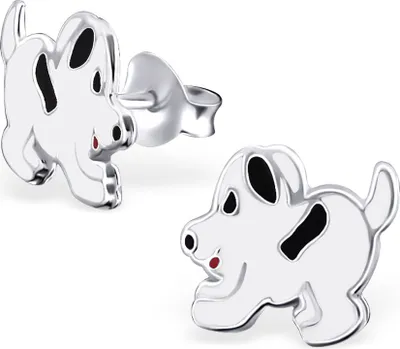 Produktbild von Kinderohrstecker: Ohrringe Silber Hund