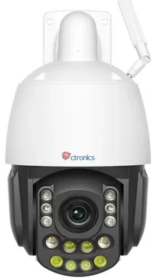 Image de Caméra de surveillance 4K pour l'extérieur – Caméra extérieure IP66 avec zoom optique 30x et vision nocturne en couleur