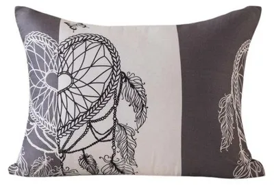 Produktbild von Mikrofaser-Kissenbezug TIRSO 70x90 cm, grau-weiß