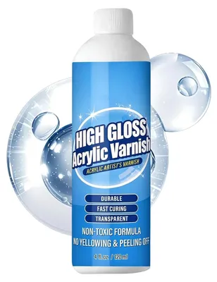 Obrázek produktu pro Akrylový lak 120 ml, transparentní, vysoký lesk