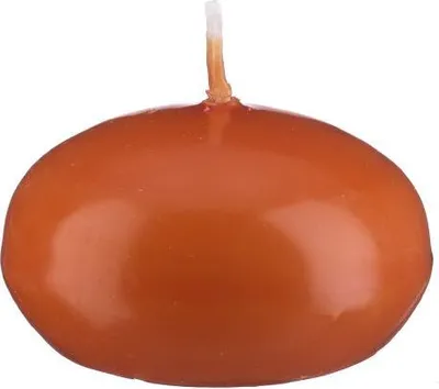Produktbild von Schwimmkerzen Dunkelorange Ø 42 x 26 mm, 8 Stück