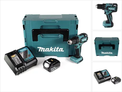 Produktbild von Makita DDF 459 RM1J Akku Bohrschrauber 18V 45Nm im Makpac + 1x 4,0 Ah Akku + Ladegerät