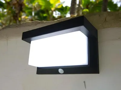 Produktbild von LED Solar-Wandleuchte "All weather" mit Bewegungsmelder