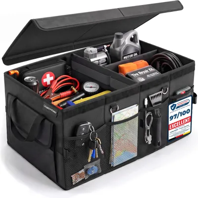 Imagen del producto de Organizador de maletero plegable - Antideslizante - 50 L
