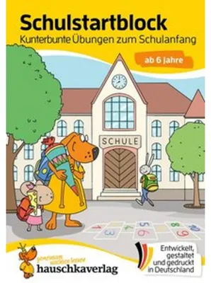 Zdjęcie produktu dla Schulstart-Block ab 6 Jahre - Kunterbunte Übungen zum Schulanfang