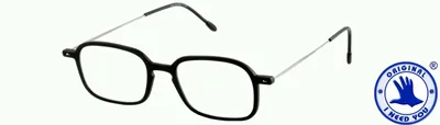 Produktbild von I Need You Lesebrille 5 MM Square mit Etui Schwarz (+2,5 dpt)