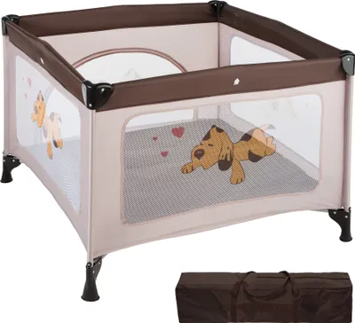 Immagine prodotto di tectake® Baby Laufstall Tommy Junior 105 x 105 x 78 cm