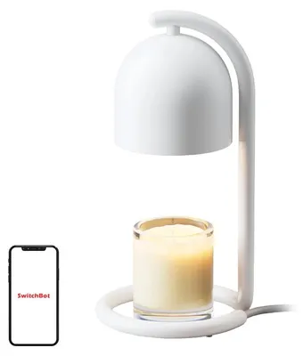 Productafbeelding van SwitchBot Kaarsverwarmer Lamp, geurkaarsverwarmer, compatibel met Matter, Wi-Fi, wit