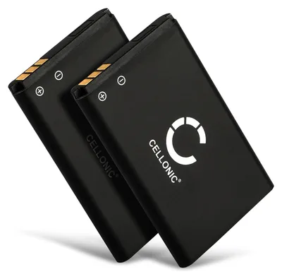 Immagine prodotto di CELLONIC 2x Batteria per Cellulare Compatibile con Nokia 6600, 1100, 6630, Compatibile con Doro RCB215 – (1020mAh, 3.7V)