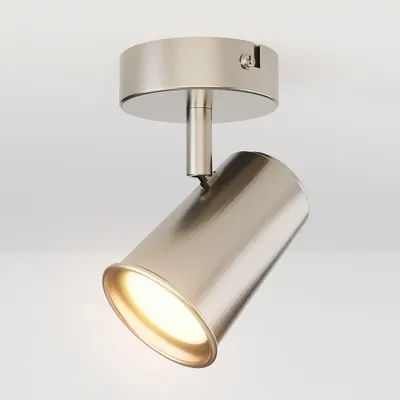 Produktbild von hoftronic LED Deckenleuchte 4W 345lm 2700K Schwenkbar IP20 Edelstahl