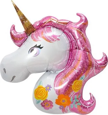 Obrázek produktu pro Fóliový balónek růžový jednorožec 70cm - Cakesicq