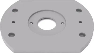 Produktbild von PRIWAS Grundplatte/Adapterplatte für Kopierhülsen passend für Makita 195563-0 Taucheinheit | Gleitplatte passend für Makita Oberfräsen