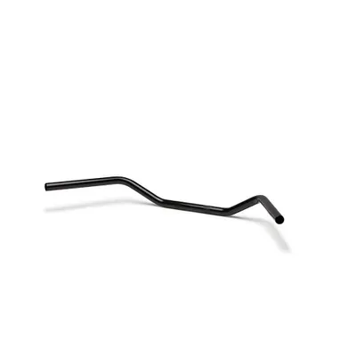Produktbild von LSL Stahl-Lenker Brooks Bar LS2,7/8Zoll, 22.2mm Durchmesser, Farbe Schwarz,Breite 702mm, Höhe 80mm, Tiefe 220mm, Wandstärke 2 mm, Klemmbereich 160mm, Griffrohrlänge 202, Rändelbreite 90mm