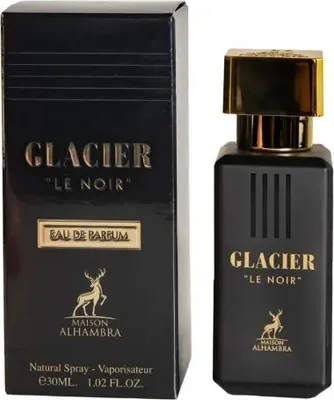 Imagen del producto de MAISON ALHAMBRA GLACIER LE NOIR 30ML. Agua de perfume para hombres