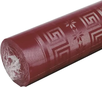 Zdjęcie produktu dla Obrus damasceński B120x50m w kolorze bordowym