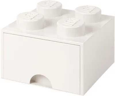 Immagine prodotto di LEGO 40051735 Cassettiera LEGO STORAGE BRICK DRAWER 4, 1 cassetto, bianco