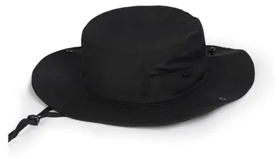 Immagine prodotto di Cappello da uomo con protezione UV, ideale per escursioni, cappello da safari, modello "boonie", colore nero, taglie L-3XL