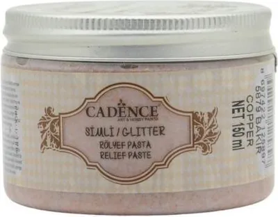 Obrázok produktu pre Cadence Glass Glitter Relief Paste 150 ml medené remeselné potreby