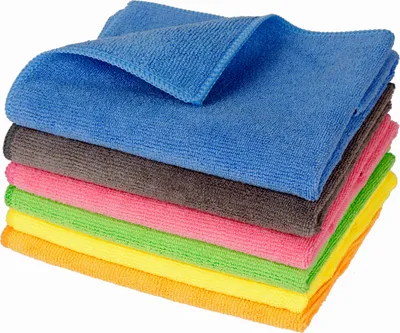 Produktbild von 6 Stück Mikrofasertücher 350GSM 40x40cm Handtuch Mikrofaser Tuch Allzwecktuch