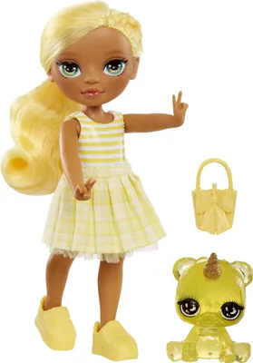 Produktbild von Rainbow High Littles Dolls- Daisy (Yellow), Modepuppe, Weiblich, 4 Jahr(e), Junge/Mädchen, 13,9 mm, Mehrfarbig
