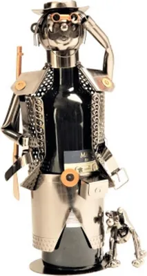 Produktbild von Flaschenhalter aus Metall Jäger für Weinflaschen