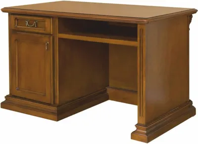 Zdjęcie produktu dla Casa Padrino luksusowe biurko w stylu barokowym brązowy 140 cm - meble biurowe w stylu barokowym