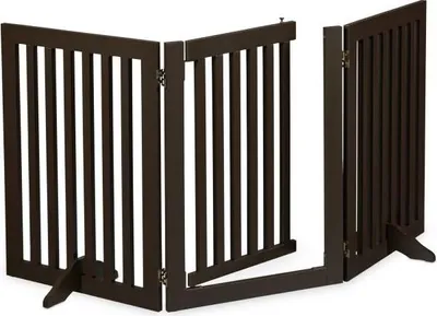 Zdjęcie produktu dla Brązowa bramka antywłamaniowa z drzwiami 70 cm