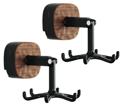 Produktbild von Saugnapfhaken zur Küchenutensilienaufhängung, 360° drehbar, 6-armig, klappbar, für Bad, Schlafzimmer, Kleiderschrank, Tür und Wand