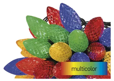 Image de Chaîne de Noël LED 9,8 m multicolore