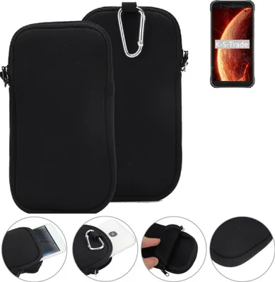 Produktbild von K-S-Trade Neopren-Hülle Handyhülle kompatibel mit Blackview BV4900 Schutzhülle Neoprenhülle Sleeve Schutz-Hülle Gürtel Tasche Case Holster