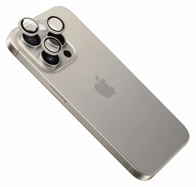 Produktbild von Fixed Glas Kameraschutz für die Kamera für iPhone 15 Pro / 15 Pro Max Silbern