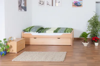 Produktbild von Bett mit Unterbett