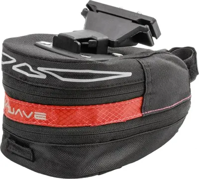 Produktbild von M-Wave 122483, Sattel, Fahrradtasche, Polyester, Schwarz, Rot, 115 mm, 180 mm