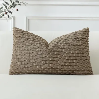 Produktbild von Kissenbezug Kordsamt 40x60 cm Braun 1 Stück