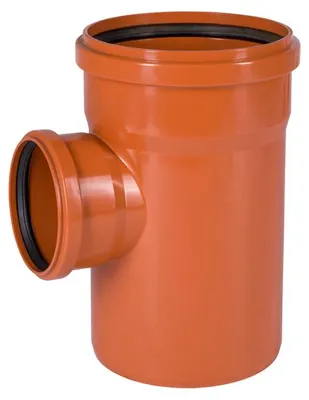 Produktbild von Odbočka kanalizační PVC Osma KGEA 87°, DN 200 x 125, oranžová