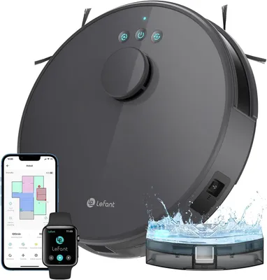 Image de Aspirateur robot - Aspirateur robot avec fonction serpillère - Aspirateur automatique - Nettoyeur intelligent