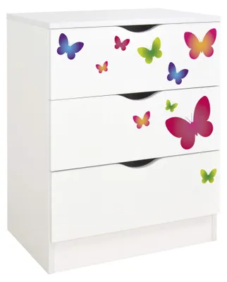 Produktbild von Bayagu Kommode mit 3 Schubladen Sideboard im skandinavischen Stil