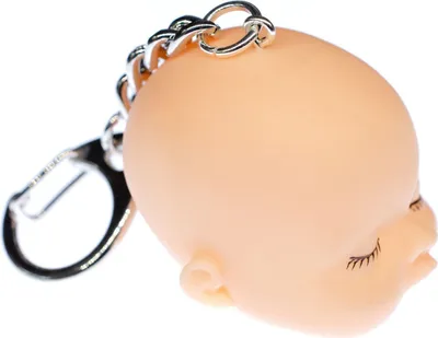 Produktbild von Puppenkopf Schlüsselanhänger Halloween Verkleiden Grusel Miniblings Anhänger