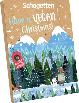 Produktbild von Schogetten Adventskalender Have a Vegan Christmas 24 Türchen 216g