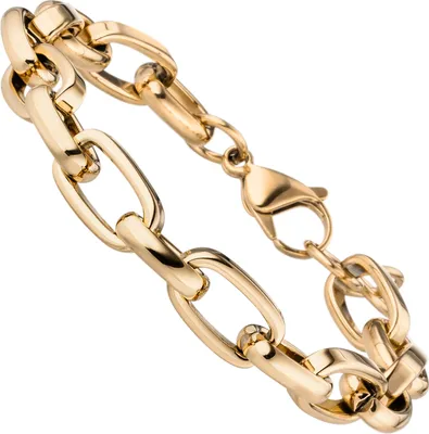 Produktbild von Armband Edelstahl gold-farben beschichtet 22 cm