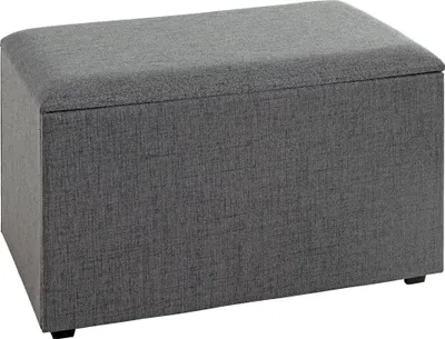 Produktbild von HAKU Sitztruhe anthrazit - MDF, Textilgewebe, B/H/T: 65x42x40 cm
