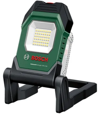 Zdjęcie produktu dla Bosch UniversalWorkLight 18V-2100, 1500 mAh, Czarny, Zielony, Wolnostojące światło robocze