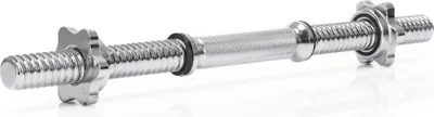 Produktbild von ACTIGET Kurzstange 48 cm, für Krafttraining, für 28 mm Hanteln, verchromter Stahl