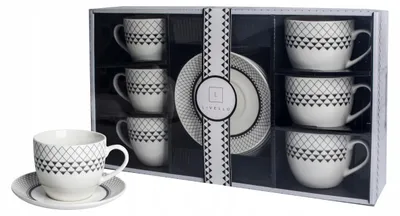 Produktbild von Livello CR6 Porzellan Kaffeeservice 6er-Set 250 ml