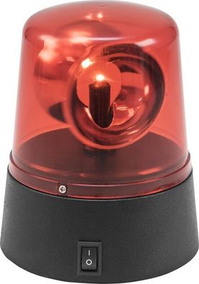 EUROLITE LED mini policajné svetlo červené USB/batéria
