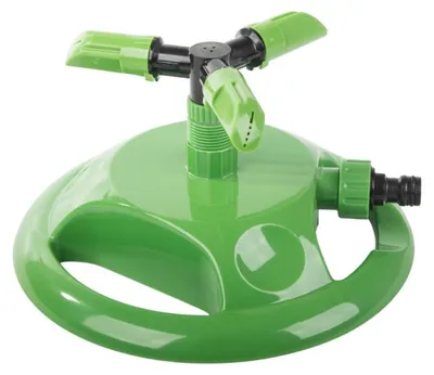 Obrázek produktu pro DIVODV 27879 Zahradní zavlažovač, otočný 360°, 3 ramena, zelený