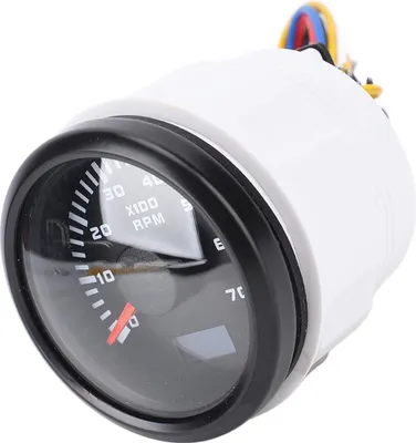 Obrázek produktu pro 52 mm otáčkoměr s počítadlem otáček 7000 ot/min, 7barevné podsvícení, DC 9-32 V otáčkoměr pro nákladní automobily, traktory, osobní automobily, obytné automobily, lodě, černý kryt číselníku CX6229B