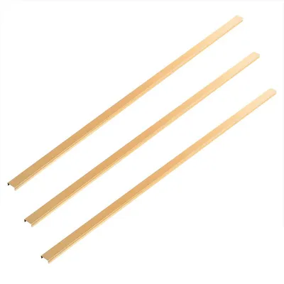 Produktbild von HOME DELUXE Dekoleiste für Akustikpaneel 3er Set – Gold 110 cm | Zubehör für Akustikpaneele, Dekolleisten für Wandpaneele