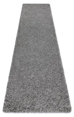Image de Tapis, le tapis de couloir SOFFI shaggy 5cm gris - pour la cuisine, l'antichambre, le couloir gris 80x300 cm