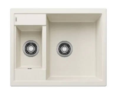 Immagine prodotto di Lavello Blanco Metra 6, in Silgranit, dimensioni 615x500 mm, colore bianco opaco, codice prodotto 527113